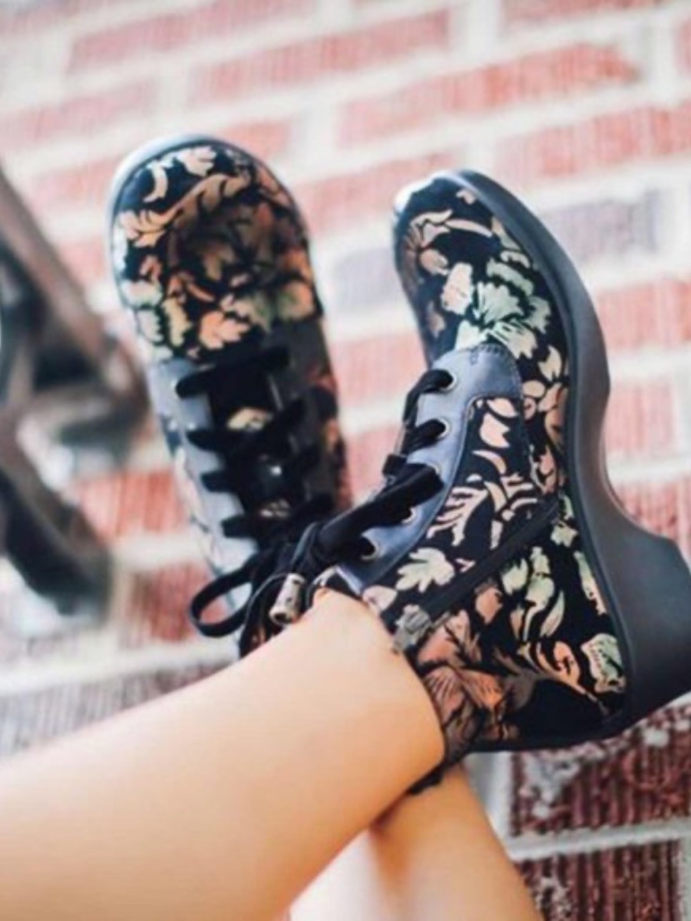 Alegria Eliza Regal Copper Floral Ankle Boots - Picture 2 of 15